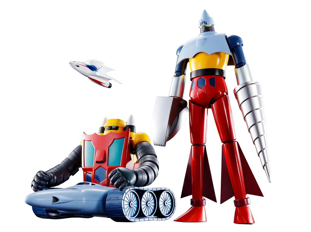 TAMASHII NATIONS Soul of Chogokin Getter Robo Getter 2 3 175mm Getter ABS PVC Painted Movable Figure GX-91 & D.C. (Getter 2 Approx. 3 Approx. 90mm)