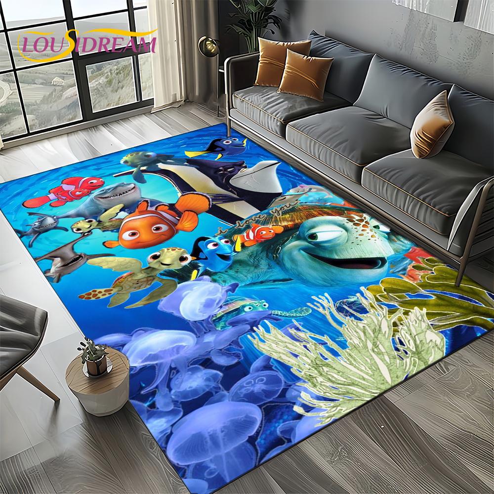 27 Стилей Милый Мультяшный Ковер Finding Nemo Мир Моря для Спальни Гостиной Дома Декор Дивана, Детский Большой Декоративный Коврик для Пола