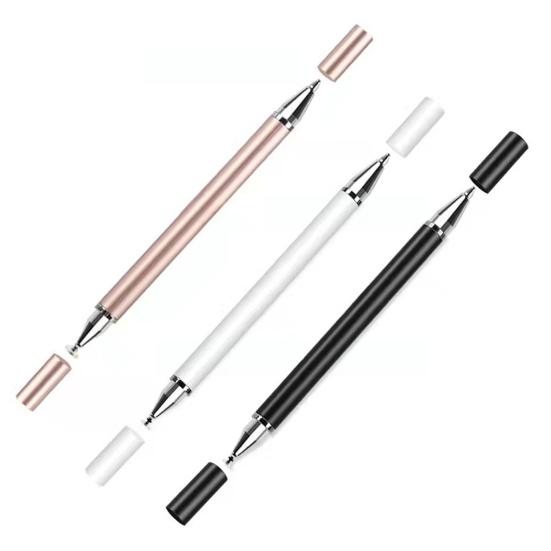 Емкостный стилус с двумя наконечниками, точное позиционирование, высокая чувствительность, многофункциональный, проводящий, плавное письмо, портативный, универсальный, карандаш для планшета/ПК/телефона