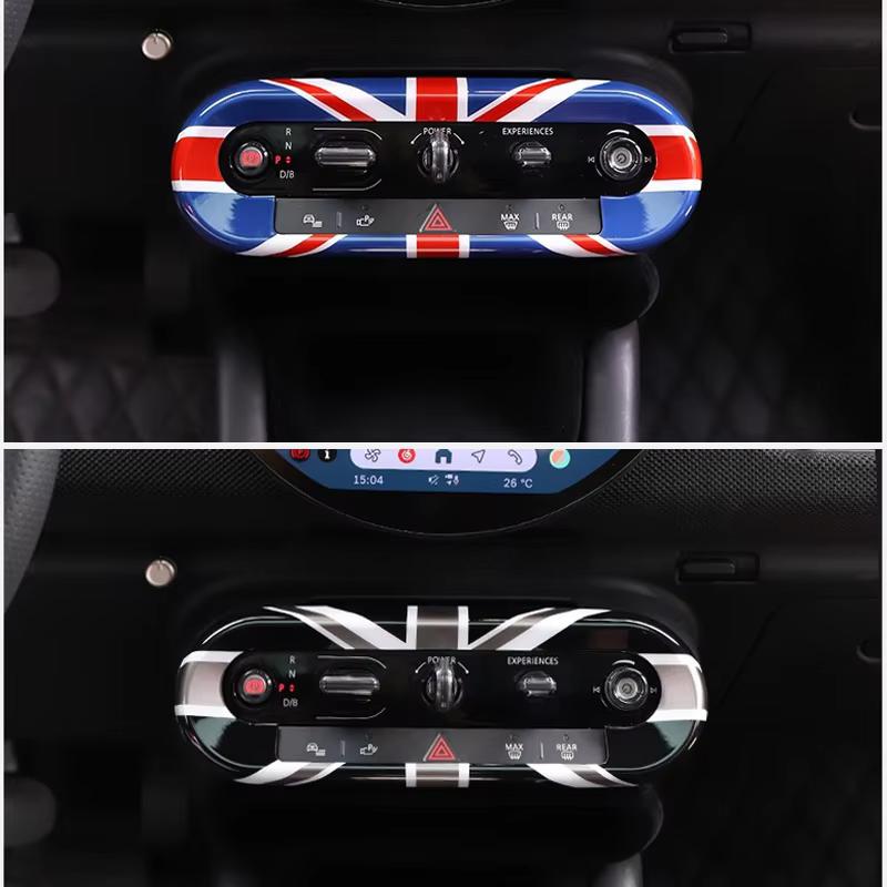 For Mini Countryman U25 Cooper E SE J01 EV J05 Aceman 2024 2025 Accessories Car Styling Central Control Button Frame Trim ABS
