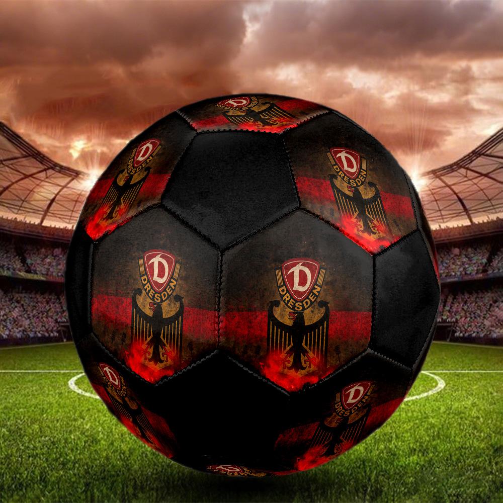 SG Dynamo Dresden Soccer Ball Colorful All Ages Machine Stitched PVC Competition Ready Durable High-Bounce.SIZE5