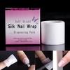 1 рулон шелка для ремонта ногтей УФ-гель для наращивания волокна Инструменты для французского маникюра Формы для ногтей Наращивание Кончики Клейкие наклейки Защита ногтей