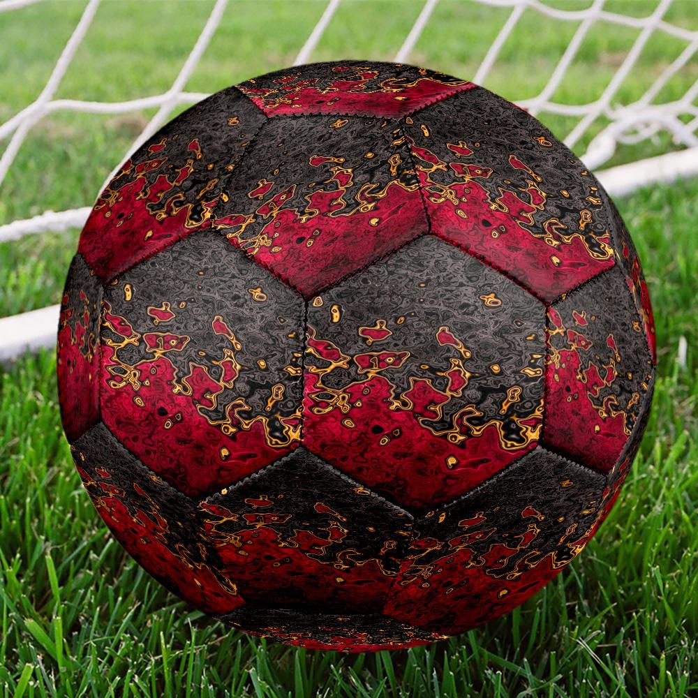 1PC Abstract Patterns Size 5 Soccer Balls, Anti-Slip, Outdoor Sport, a Unique Gift, Birthdays, Christmas gifts Valentine'S Day gifts A38
