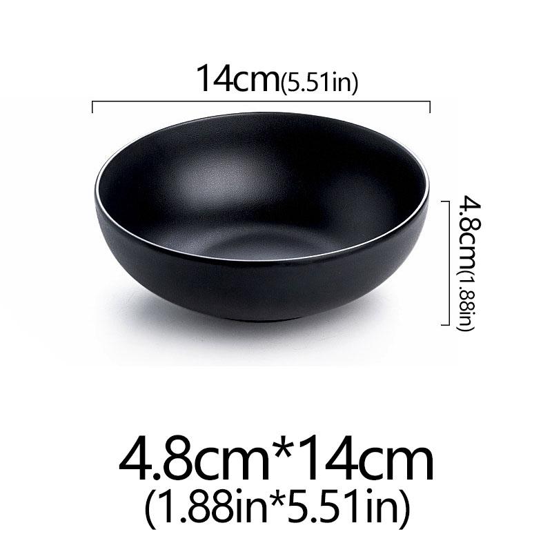 Матовая меламиновая миска для рамена, имитация фарфора, большая миска для лапши, термостойкая, миска для салата, супа, посуда для фаст-фуда
