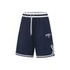 Reflective Series Contrast Webbing Design Lace-Up Moisture-Wicking Quick-Drying Athletic Shorts Men Bottoms Navy-Blue AAPT091-4