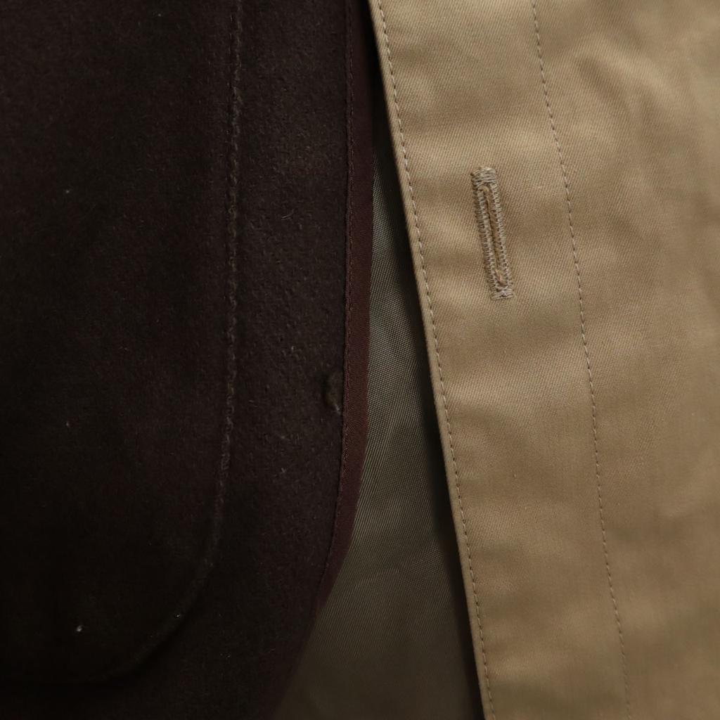 Paul Smith LONDON сделано в Японии Пальто с воротником-стойкой из нержавеющей стали XL бежевое С подкладкой Мужское Б/У