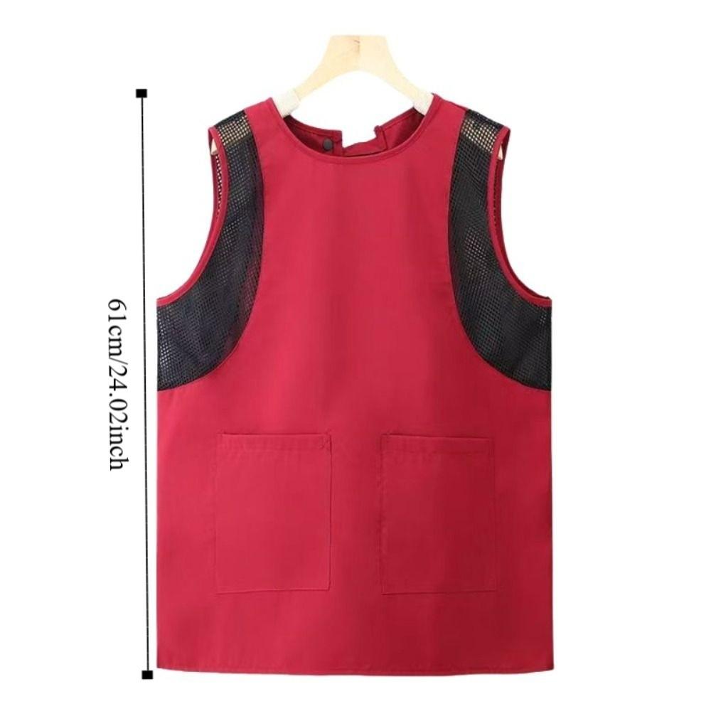 Прочный водонепроницаемый фартук с защитой от масла Модный стиль Удобный дышащий фартук Регулируемый с карманами Фартук для выпечки Ресторан