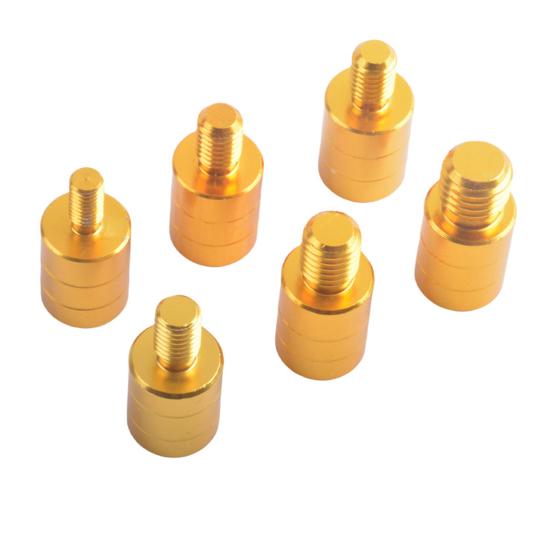 Соединитель головки рыболовного подсака 6/8/10/12 мм, быстросъемный винт, адаптер для стержня подсака, металлический переходник, рыболовные принадлежности