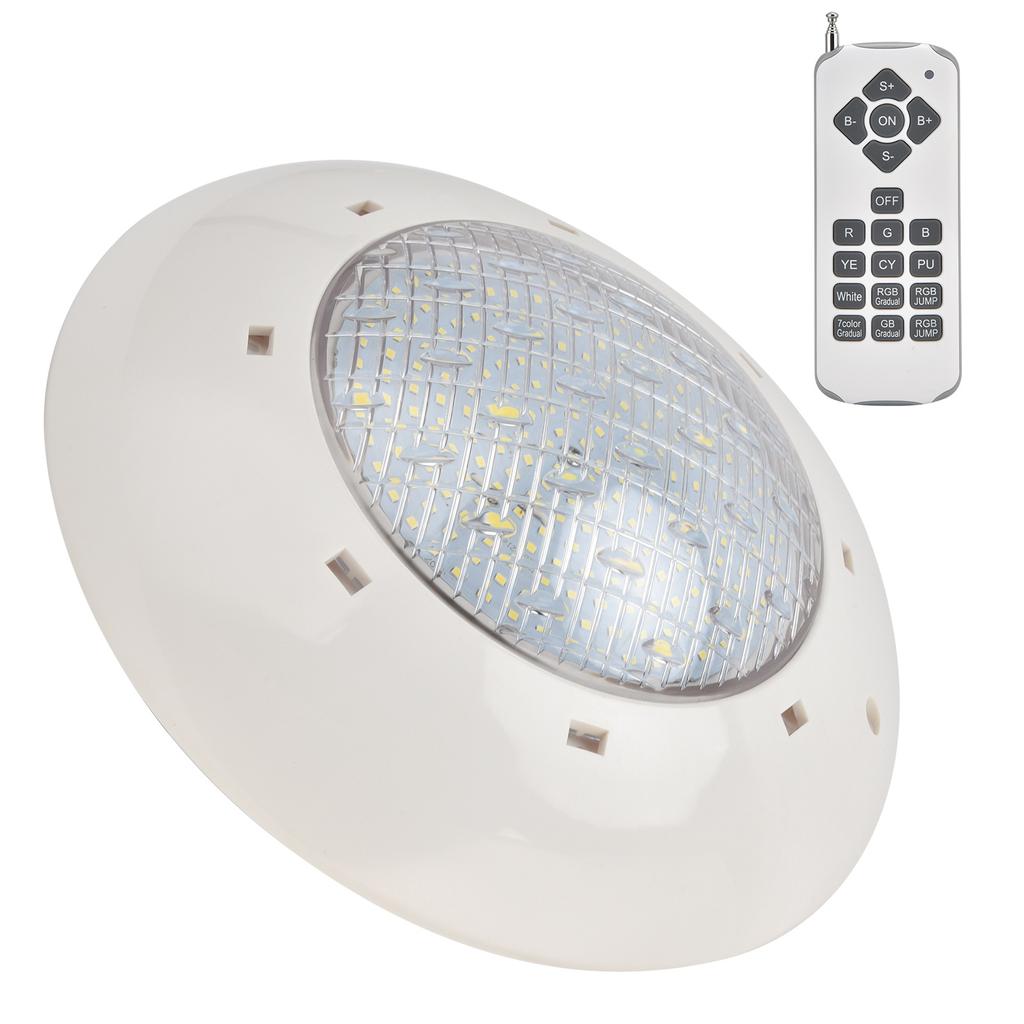 IP68 Waterproof LED Swimming Pool Light Colorful RGB Wall Mounted Underwater Light with Remote
