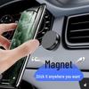 Мини магнитный держатель для телефона: Универсальный металлический автомобильный держатель для навигации