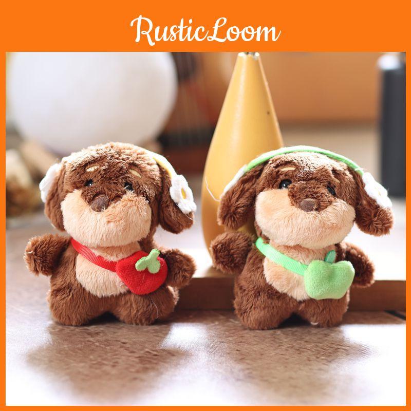 Plush Puppy Pendant Bag Hanging Decoration Keychain Animal Doll Pp Cotton Gift