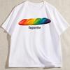 Faguette Rainbow Baguette Funny French Food T Shirt Lgbtq Pride Punny Aesthetic Casual For Friends Vintage Stretched