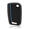 Для Vw Golf 7 Gti Polo T-Cross T-Roc Touran Tiguan Skoda Octavia Rapid Kodiaq Fabia Seat Ibiza Leon Ateca Arona Чехол для ключа