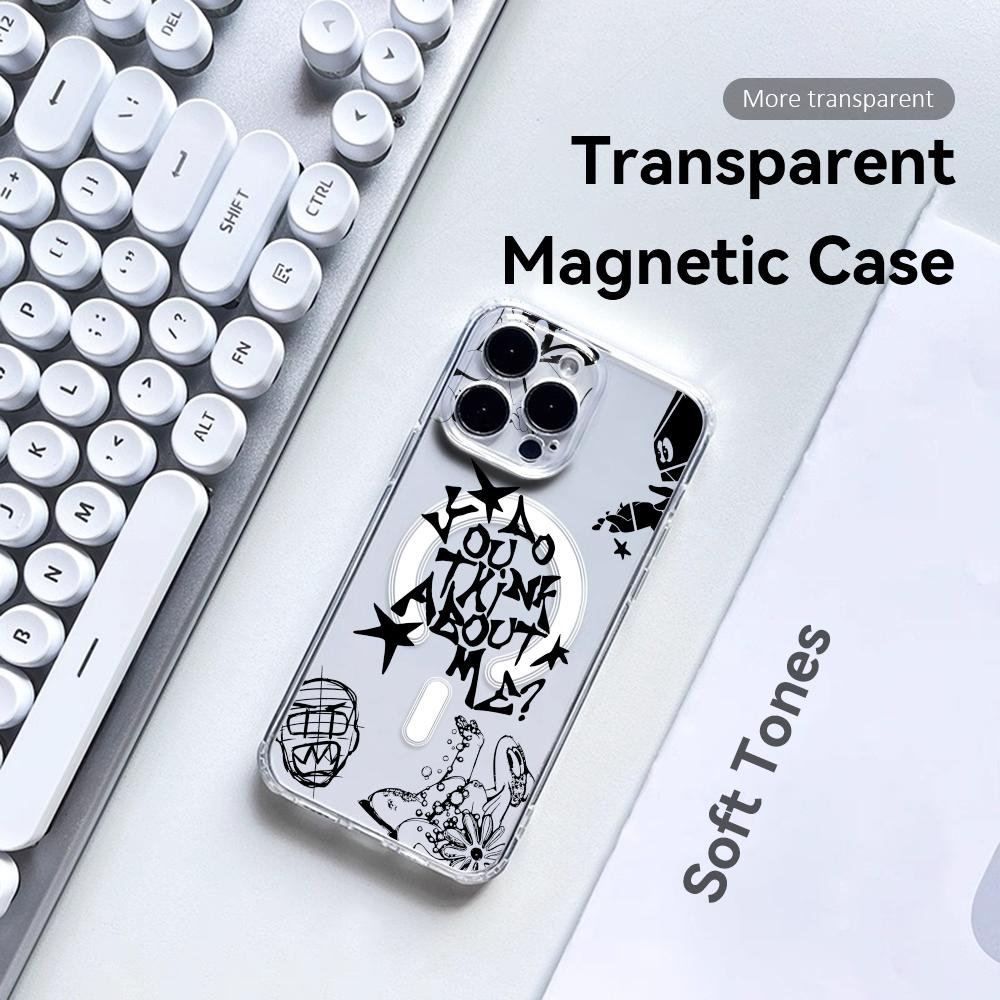 Чехол для телефона Epc ATP Album By Nsqk для iPhone 17 16 15 14 13 12 Pro Max Plus с магнитной кристально чистой крышкой, поддержка беспроводной зарядки