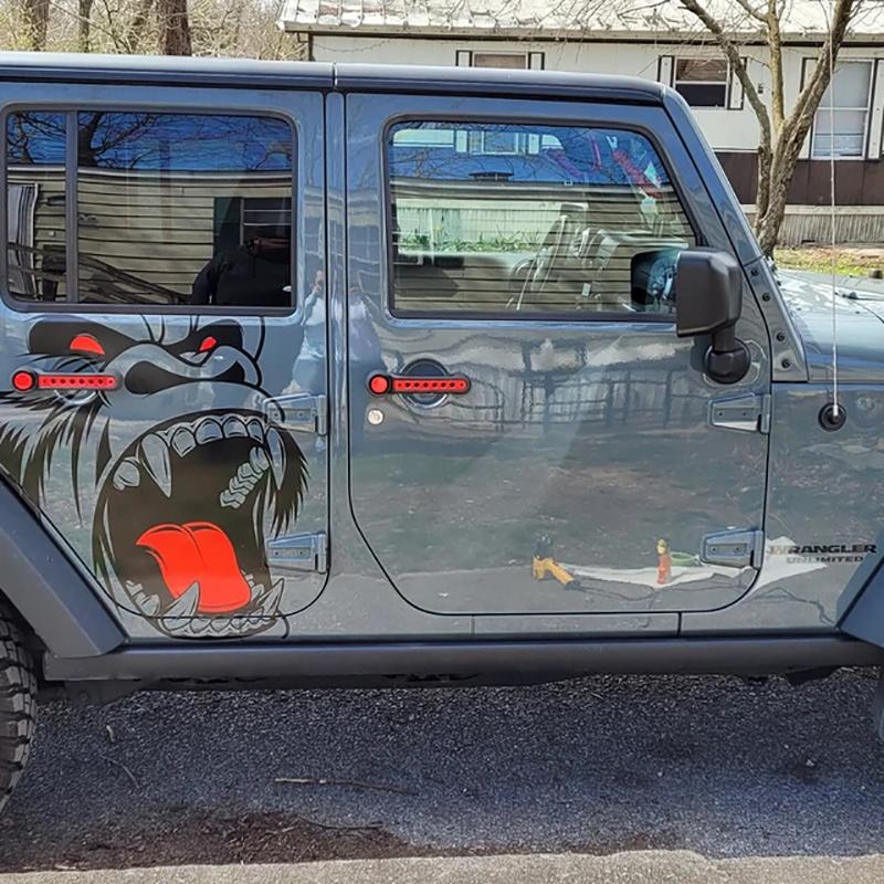 Горилла Кинг-Конг дизайн наклейки для автомобиля внедорожник большая боковая винтажная гранж капот дверь автомобиля кровать пикап грузовик виниловая графика