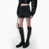 Alexander Wang Frayed Edge Denim Shorts Women's 4DC2244301-031