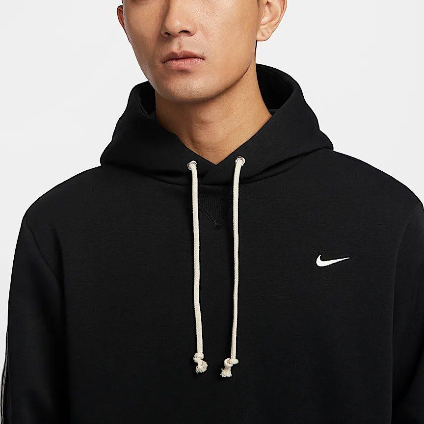 Nike Спортивная одежда Мужская Коллекция для Баскетбола, С подкладкой из флиса Минималистичный Стиль Удобная Толстовка с Длинными Рукавами Мужская HJ3882-010
