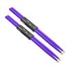 Uxcell 2 Pairs Maple Wood Drumsticks with Anti-Slip Handle Grips, 7A Purple Classic Drumsticks for Drumming, Musical Instruments, and Percussion
