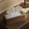 High-end Quality Tissue Box Wood Paper Towel Holder Minimalist Paper Box  Hotel Use
