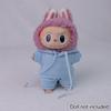 For 17cm Labubu Doll Clothes Fashion Clothes Hoodies Doll Clothes Color Match Hoodies Dolls Accessories Cute Decoration Little Cloths
