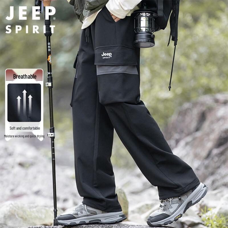 JEEP SPIRIT Men's Straight Leg Cargo Pants
