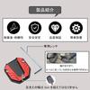 Universal Motorcycle Alloy Side Stand Plate Anti-Slip Base Extension Bracket Kickstand Amplifier Scooter Motorcycle Dress Up Parts Red