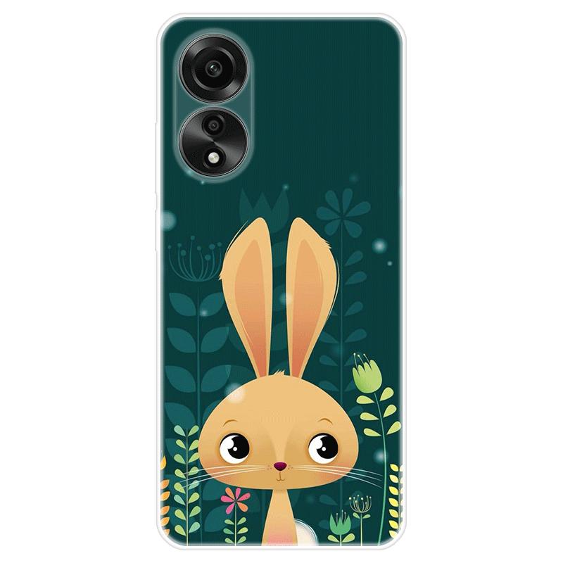 Для OPPO A58 A 58 4G чехол Мягкая силиконовая задняя крышка Мультяшный чехол для телефона Разнообразие