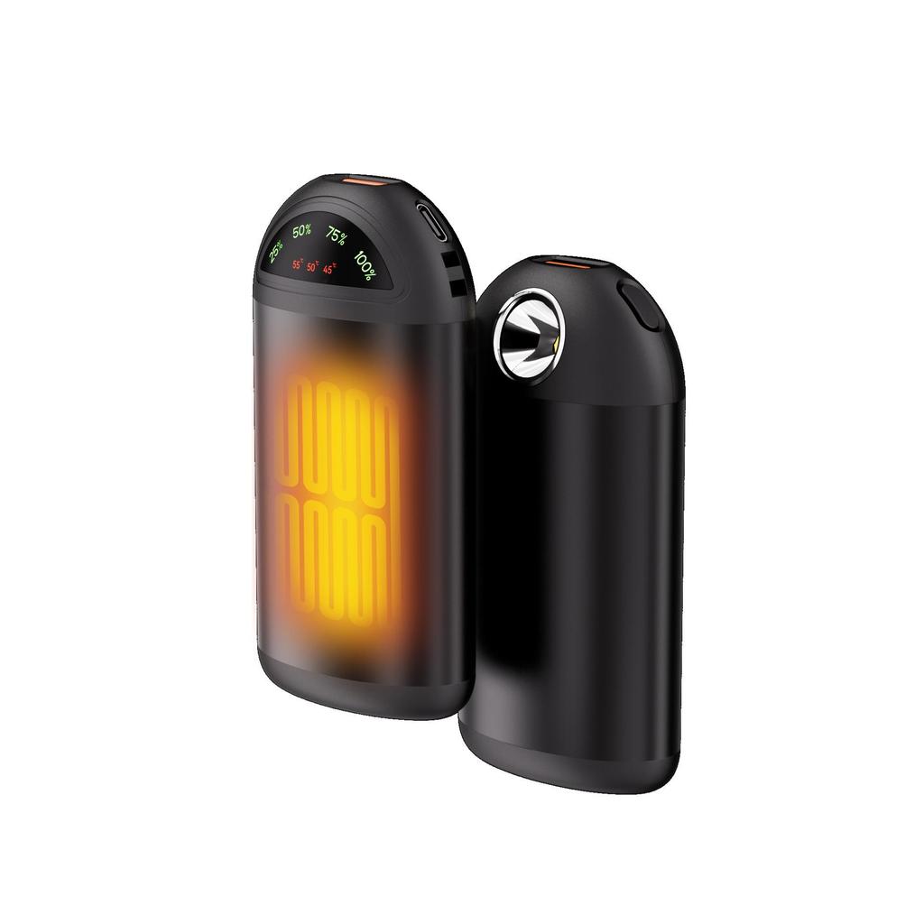 USB Hand Warmer & Mini Flashlight: Portable, Self-Heating Device