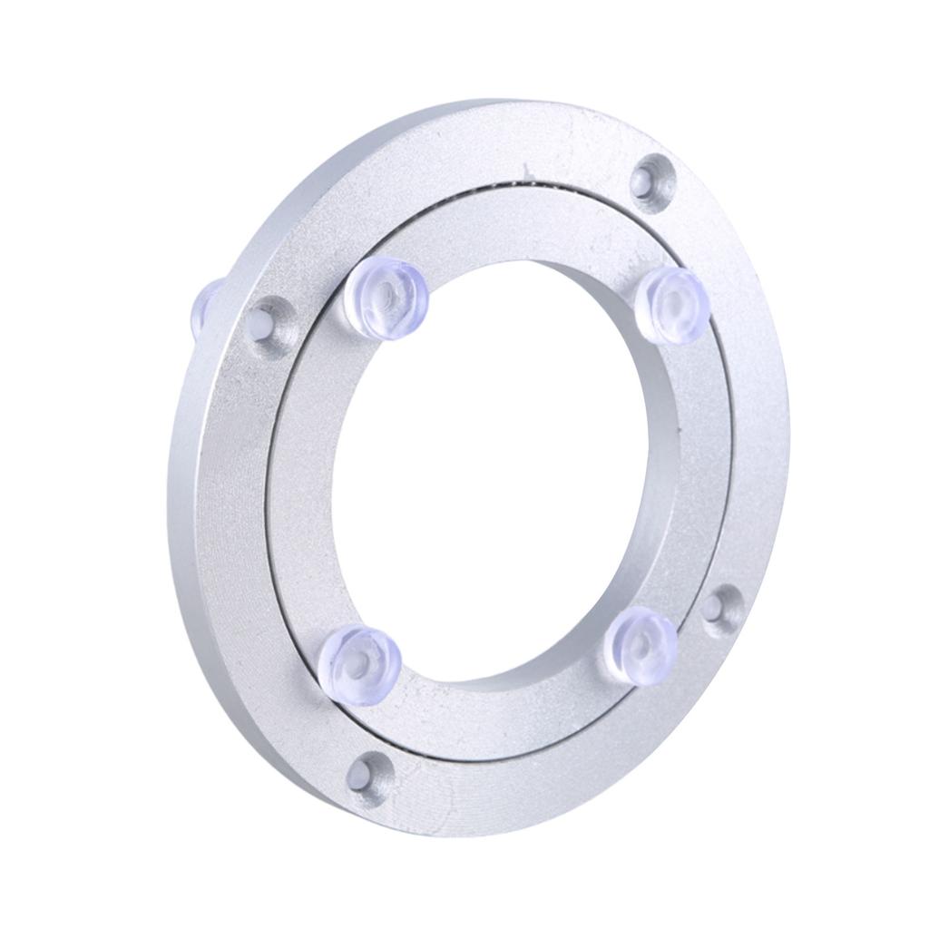 Алюминиевая вращающаяся платформа Металлическая подставка для дисплея Легкая вращающаяся подставка в стиле поворотного стола Легкая для стеклянной посуды