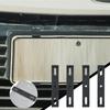 4PCS Frameless License Plate Holder Weather Proof Car Tag Frame for Front and Rear Vehicle Tags Auto Accessories License Plate Covers Frames 6