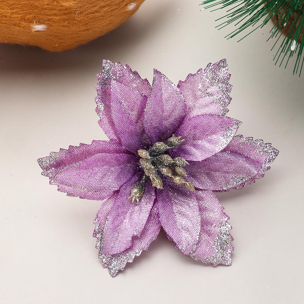 Gold Powder Artifical Christmas Tree Decorations Fake Flowers Christmas Flowers Home Xmas Ornaments