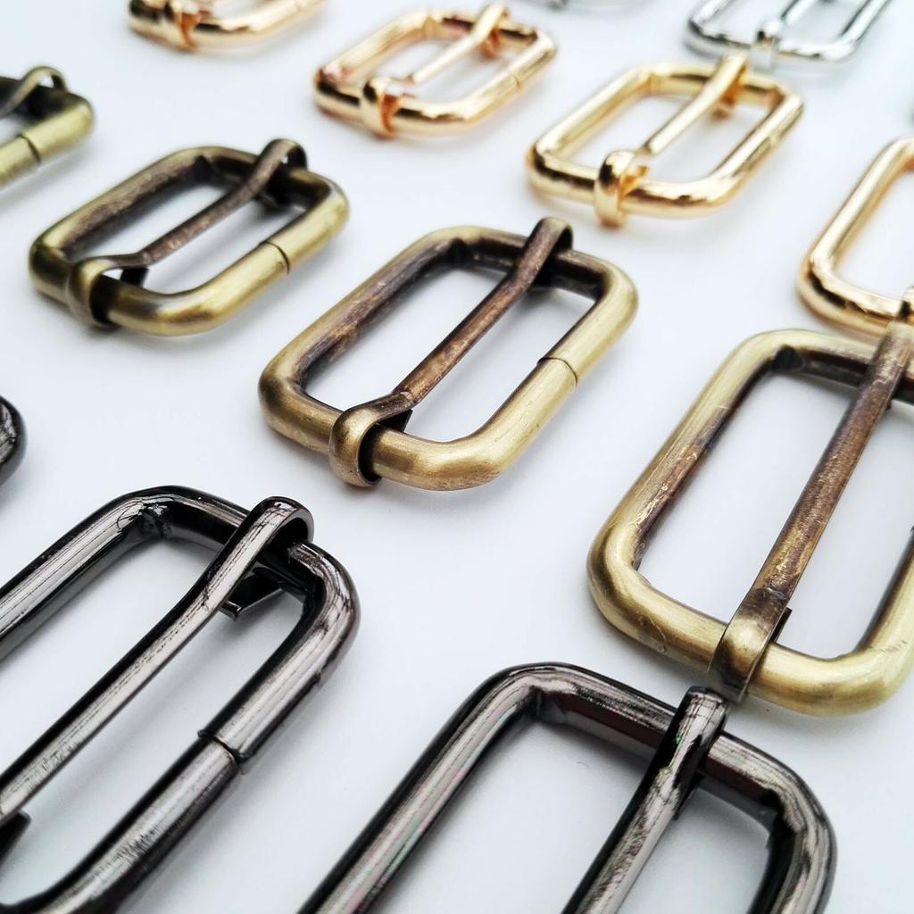 5 шт. металлическая лямка для сумки с пряжкой, регулятор слайдов, регулируемые квадратные кольцевые пряжки