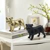 Современный простой геометрический метод ходьбы собачьи бои украшения украшения ремесла гостиная вход украшения дома принадлежности для домашнего переезда