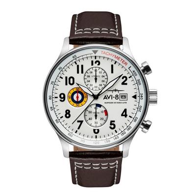 Hawker Hurricane Classic Chronograph Classic с белым циферблатом Кварцевые AV-4011-01 Мужские часы