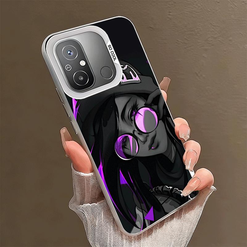 V-Valorant Game Black Cool Soft Phone Case for Xiaomi Redmi 15C 15 14C 13C 12C Poco X5 X6 X7 Pro X3 F8 F7 Ultra M8 13 12 Cover B