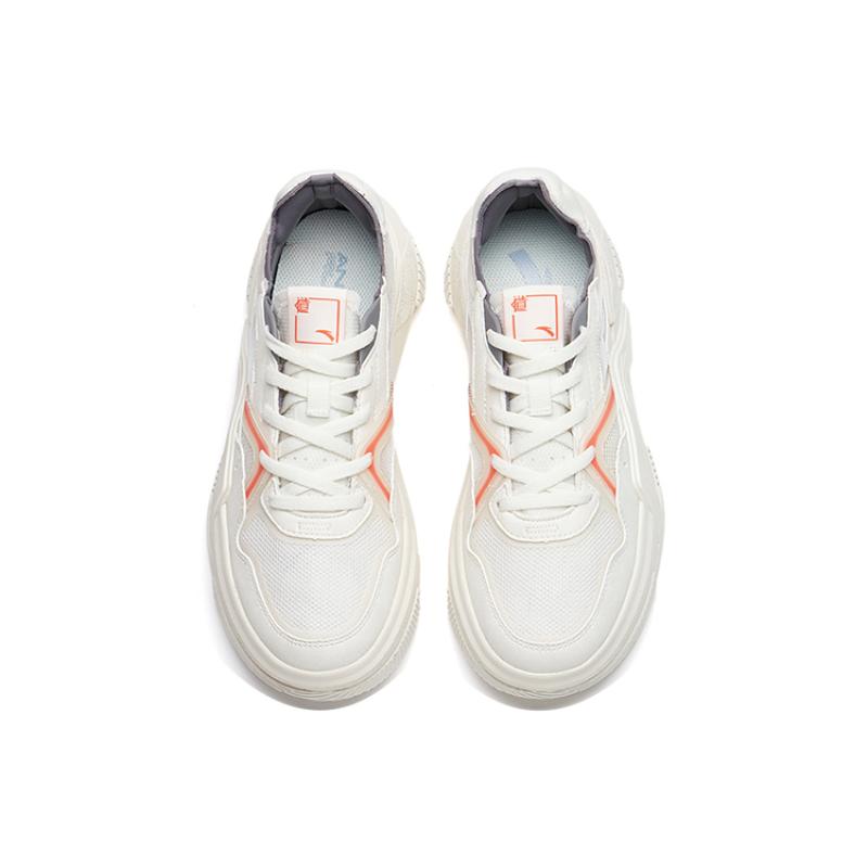 Anta Life Collection A PRO Низкие Скейт-Кеды Женские Цвет Слоновой Кости Белый 122228071-2