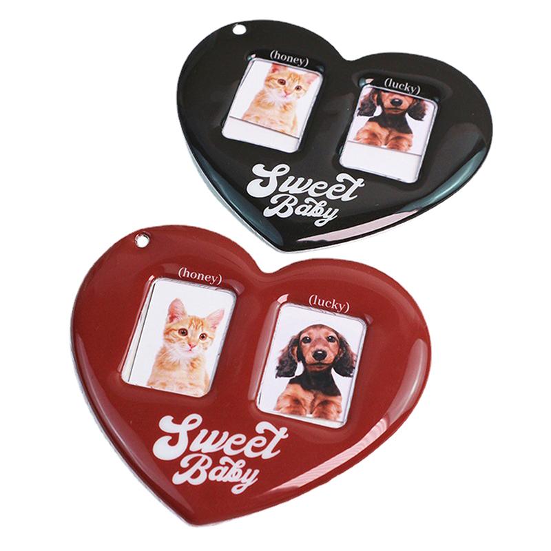 Подвеска для карточек Love Heart Idol, карман для фотографий, защитная пленка для фотокарточек