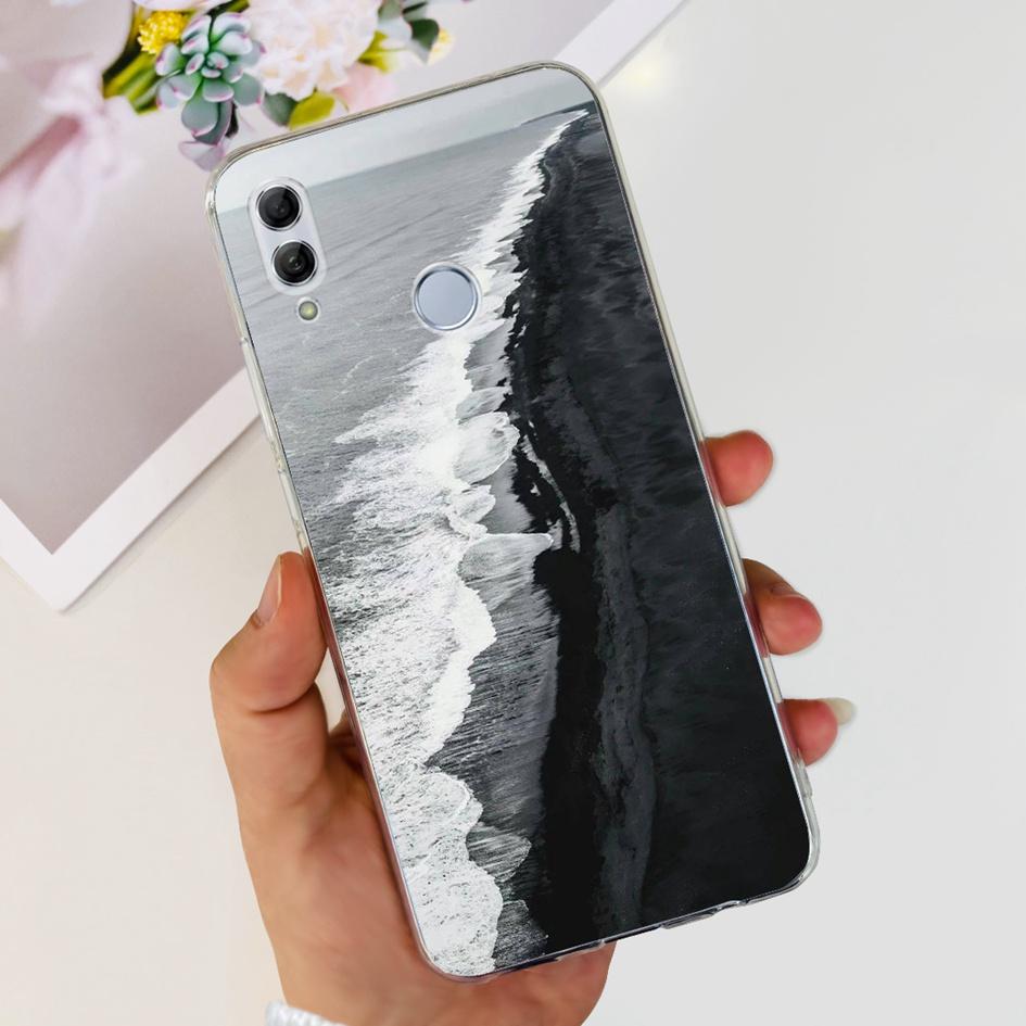 Чехол для Honor 10 Lite HRY-LX1 HRY-LX2 Чехол Мотылек Прозрачный Силиконовый Fundas Чехлы Для Honor 10 10i Honor10 Бампер