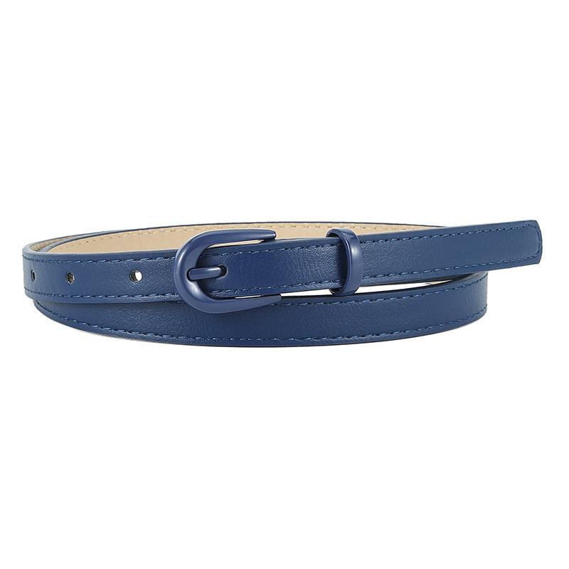 Contemporary And Sleek Pu Leather Womens Belt With Stylish Pin Buckle For Outfit Any
