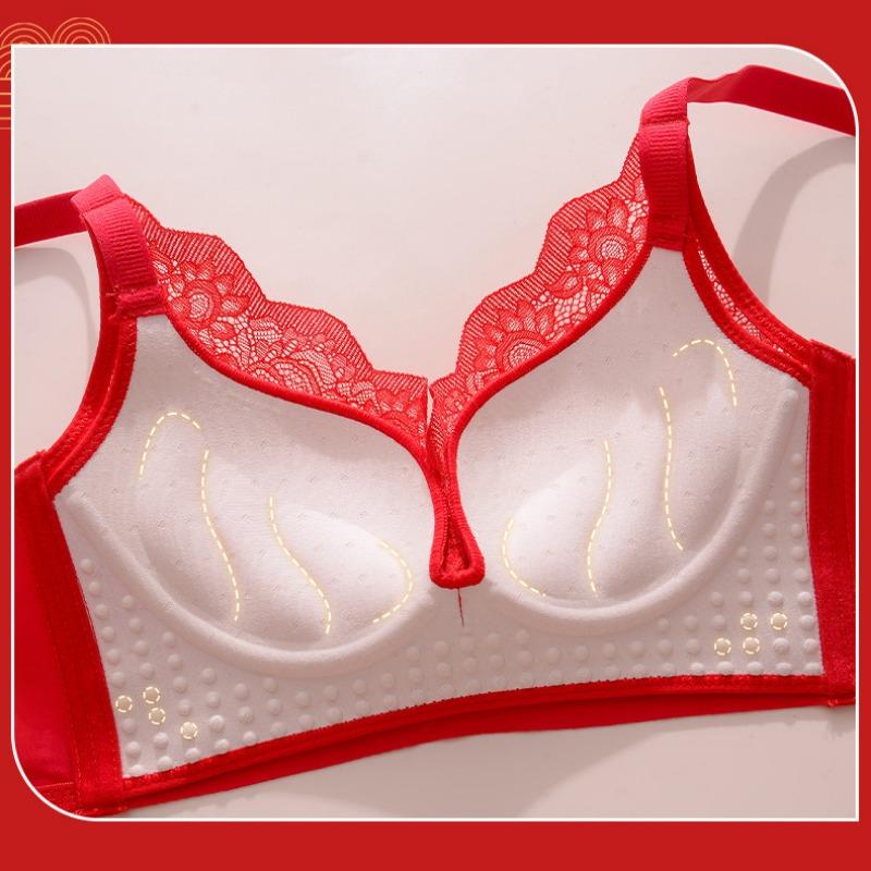 Новый кружевной латексный бюстгальтер для девочек, одежда со сборками по бокам груди, регулируемый бюстгальтер со сборками из нестального кольца