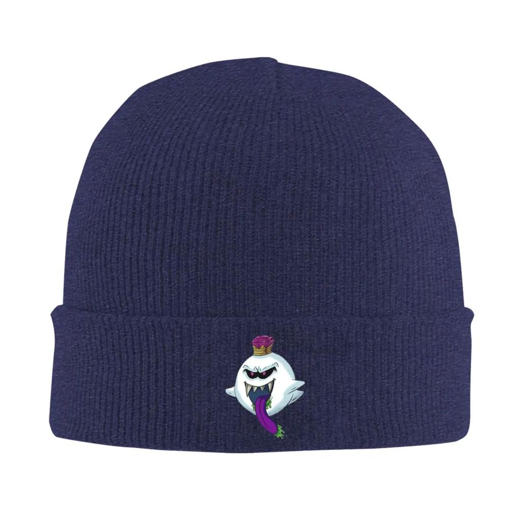 King Boo Warm Knitted Cap Hip Hop Bonnet Hat Autumn Winter Outdoor Beanies Hats for Unisex Adult