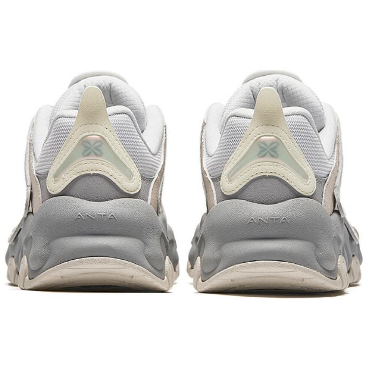 Anta Milkshake Fashion Удобные износостойкие нескользящие низкие повседневные туфли женские кроссовки светло-серые 122448859-3