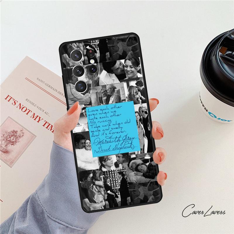 Чехол для телефона Дерек Шепард Анатомия страсти Для Samsung Galaxy S24 S25 S23 S22 Ultra Note 10 20 Plus S20 S21 FE