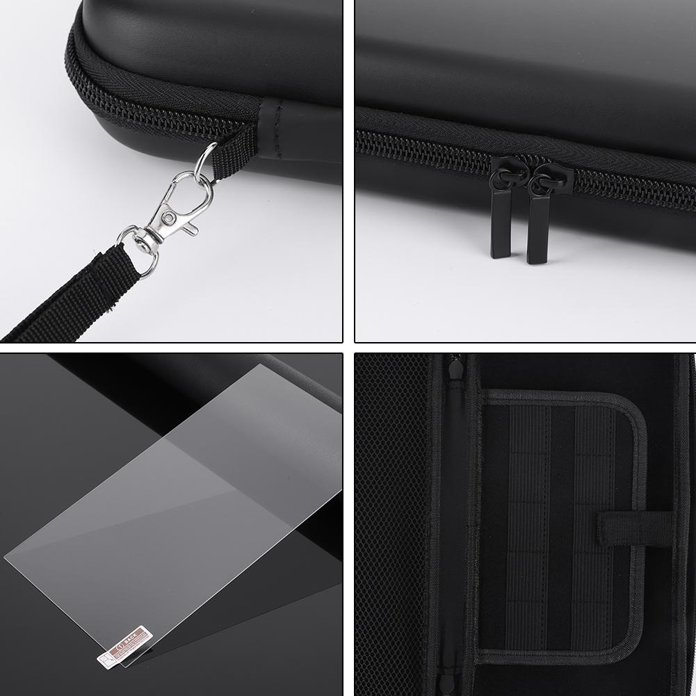 PU Carrying Case & Screen Protector for Switch 2 Portable Storage Bag Shockproof Anti-scratch for Switch 2 Handheld Game Console