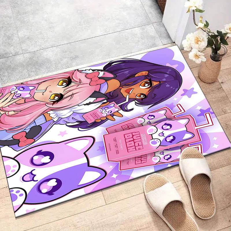 1pc Anime A-AphmauS Design Printed Area Rug Carpet for Bedroom Living Room Home Decor Rugs Mat Non Slip Mat Rug for Bedside