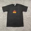 New Vintage 90s EVIL Flame Shirt Small 18x26 Black