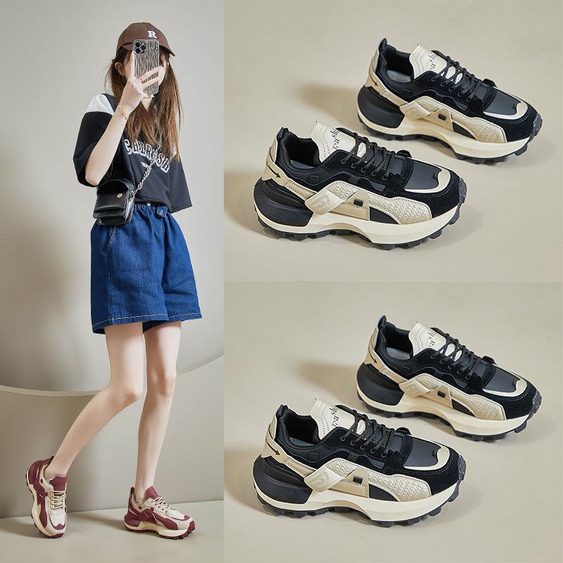 Женские легкие кроссовки, уличные противоскользящие кроссовки из искусственной кожи на шнуровке, повседневная удобная прогулочная обувь, дышащая спортивная обувь для бега для женщин