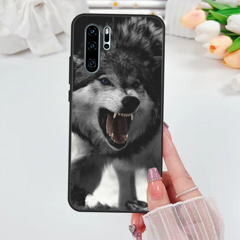 Чехол Animal The Wolf Howl для Huawei Nova 5T 3i 7i 8i 11i 10 9 SE Y60 Y61 Y70 Y90 P20 P40 Lite P60 P30 Pro