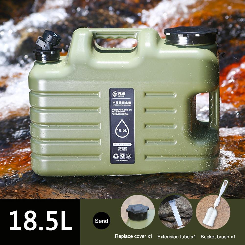 11L/12L/25L Outdoor Camping Water Bin Large Capacity Portable Water Tank with Detachable Faucet No leakage Camping Fishing