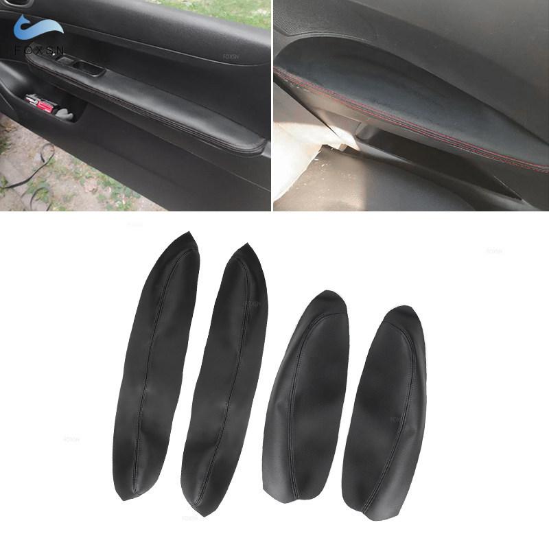 Microfiber Leather Car Inner Door Armrest Panel Cover Trim For Peugeot 307 2004 2005 2006 - 2013 ONLY 3 DOORS CAR Interior Trim